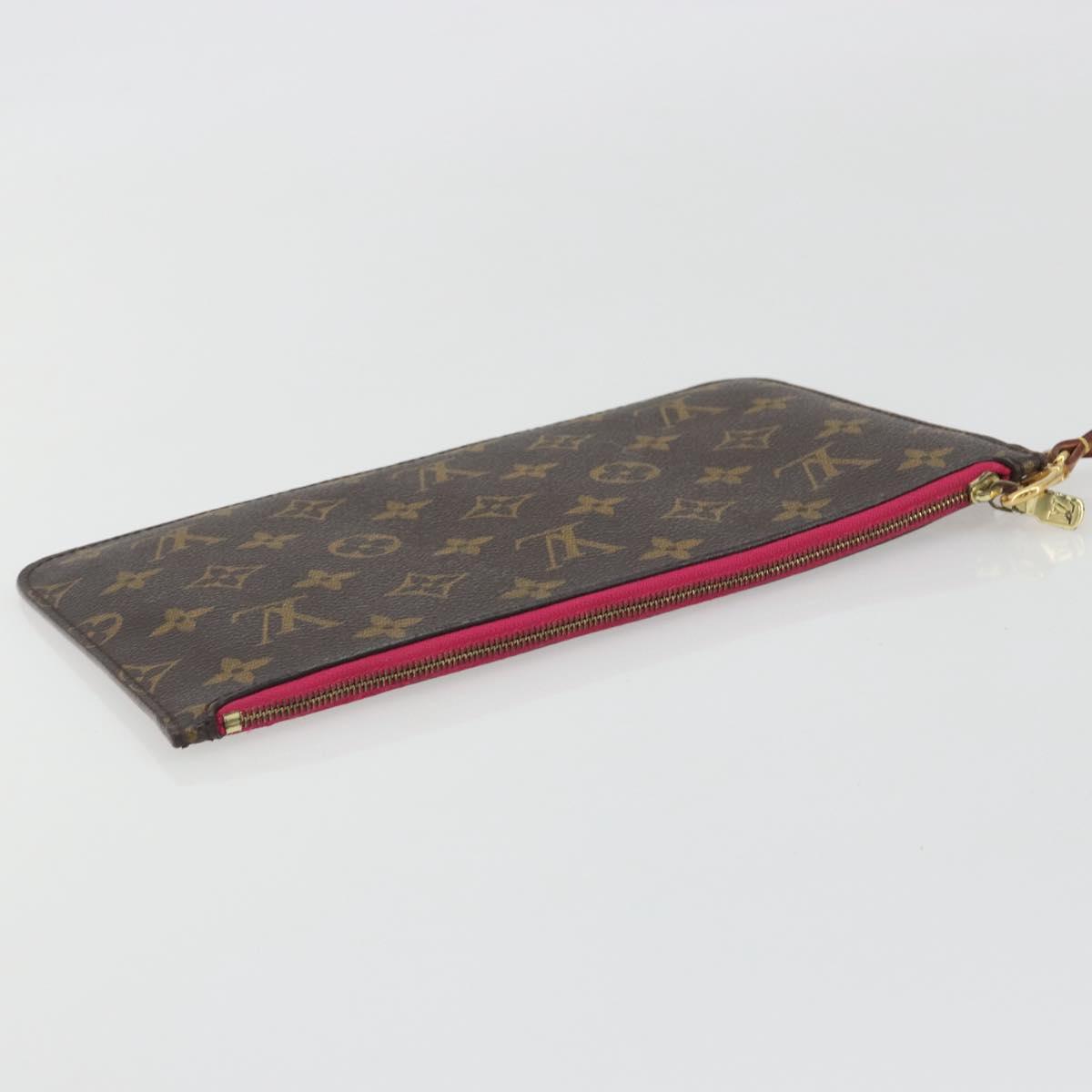 LOUIS VUITTON Monogram Neverfull MM Pouch Accessory Pouch LV Auth 195689