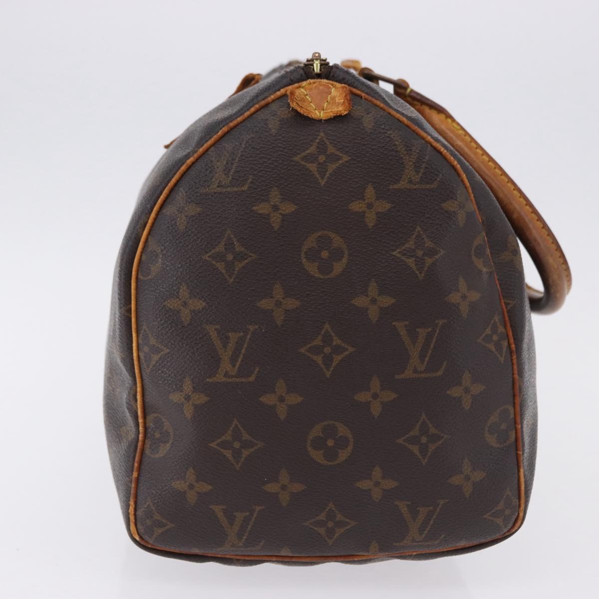 LOUIS VUITTON Monogram Speedy 30 Hand Bag M41526 LV Auth 195691