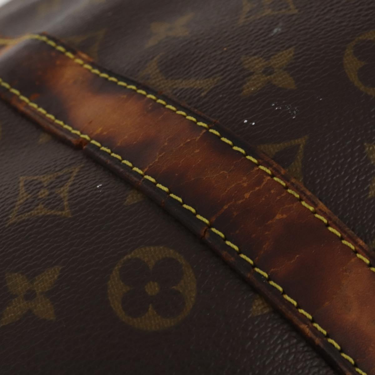 LOUIS VUITTON Monogram Keepall 55 Boston Bag M41424 LV Auth 195692