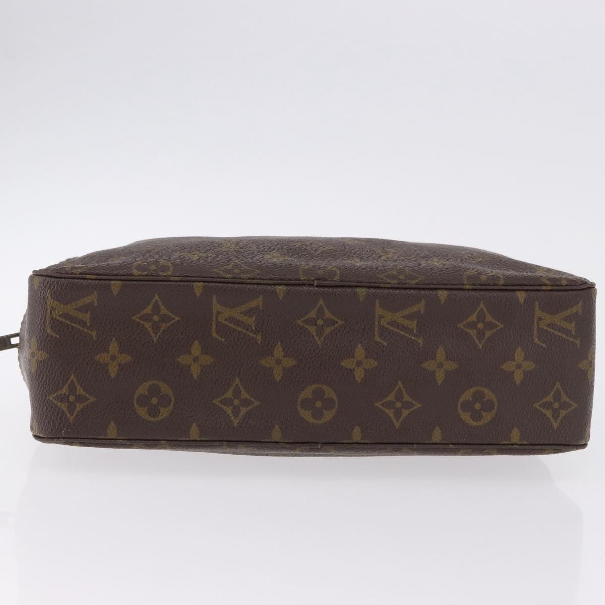 LOUIS VUITTON Monogram Trousse Toilette 28 Clutch Bag M47522 LV Auth 195695