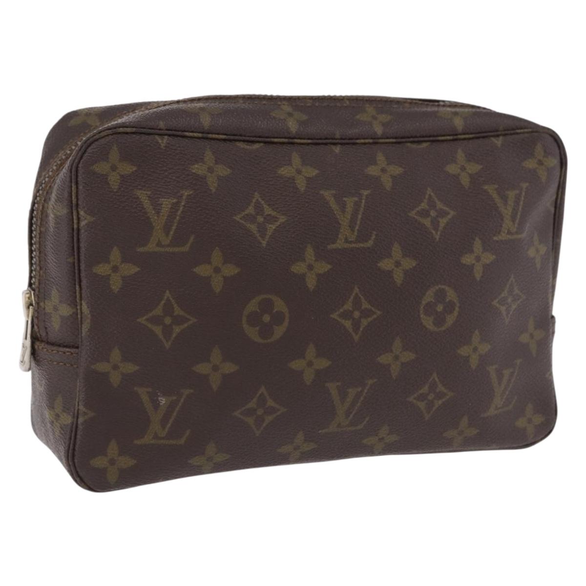 LOUIS VUITTON Monogram Trousse Toilette 23 Clutch Bag M47524 LV Auth 195696