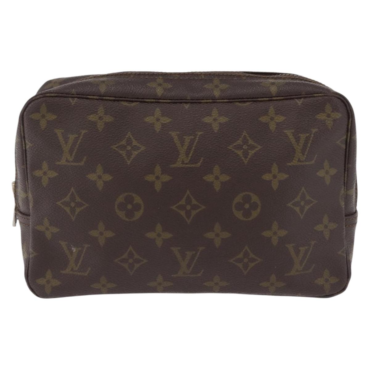 LOUIS VUITTON Monogram Trousse Toilette 23 Clutch Bag M47524 LV Auth 195696