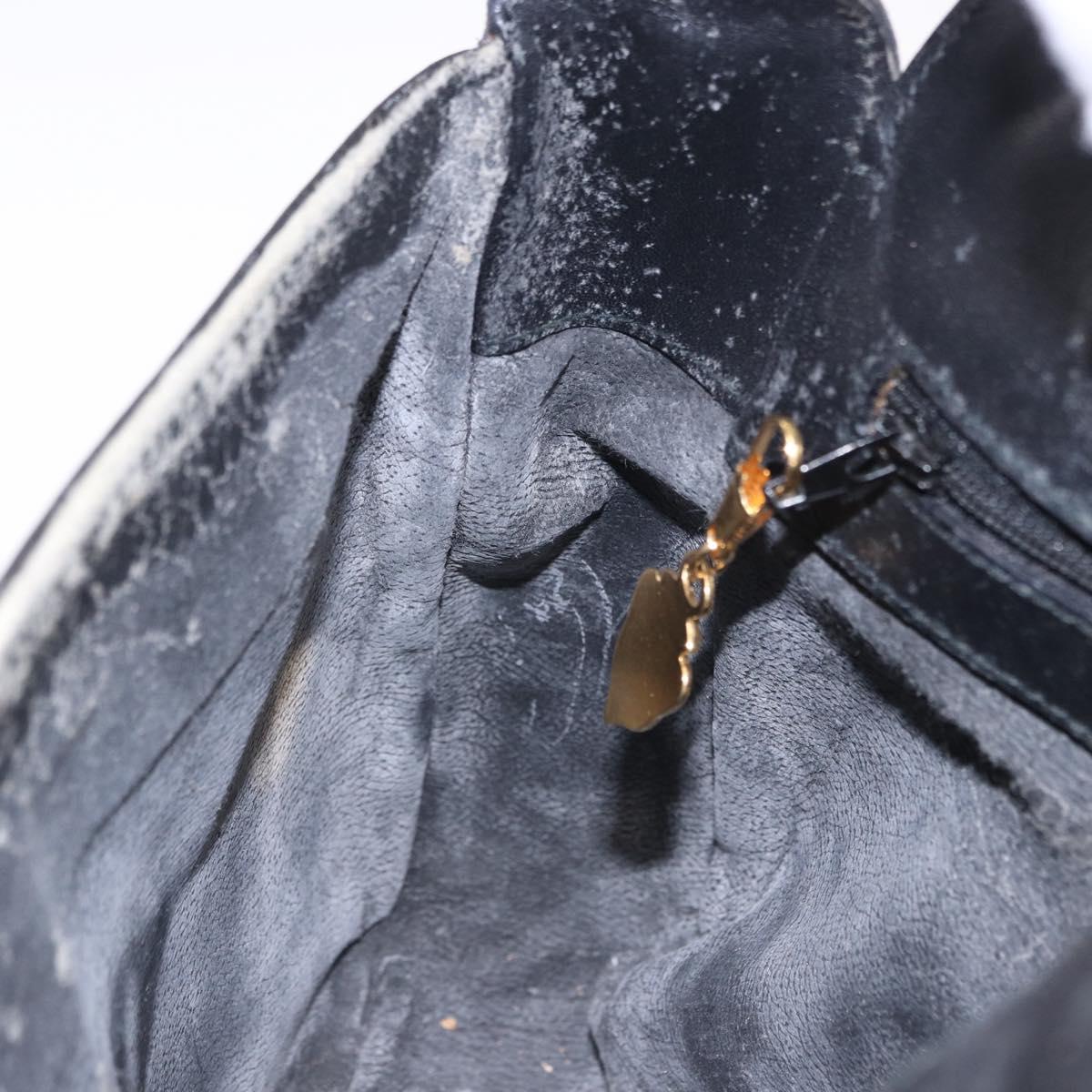 GUCCI Micro GG Supreme Web Sherry Line Bag PVC Black 001 084 4425 Auth 195701