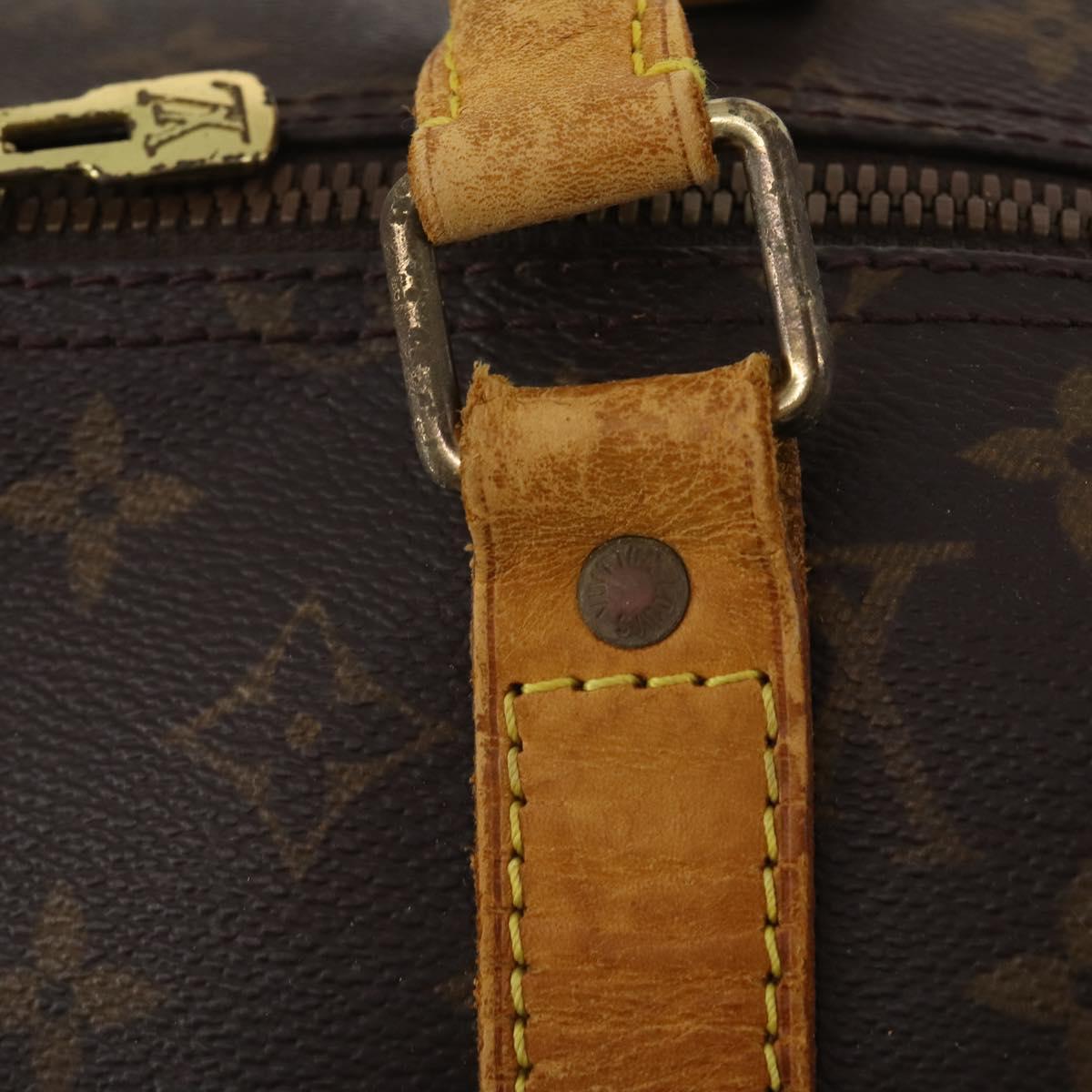LOUIS VUITTON Monogram Keepall Bandouliere 55 Boston Bag M41414 LV Auth 195706