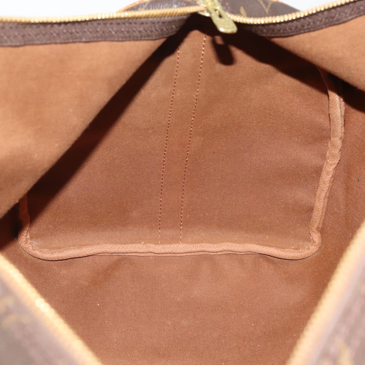 LOUIS VUITTON Monogram Keepall Bandouliere 55 Boston Bag M41414 LV Auth 195706