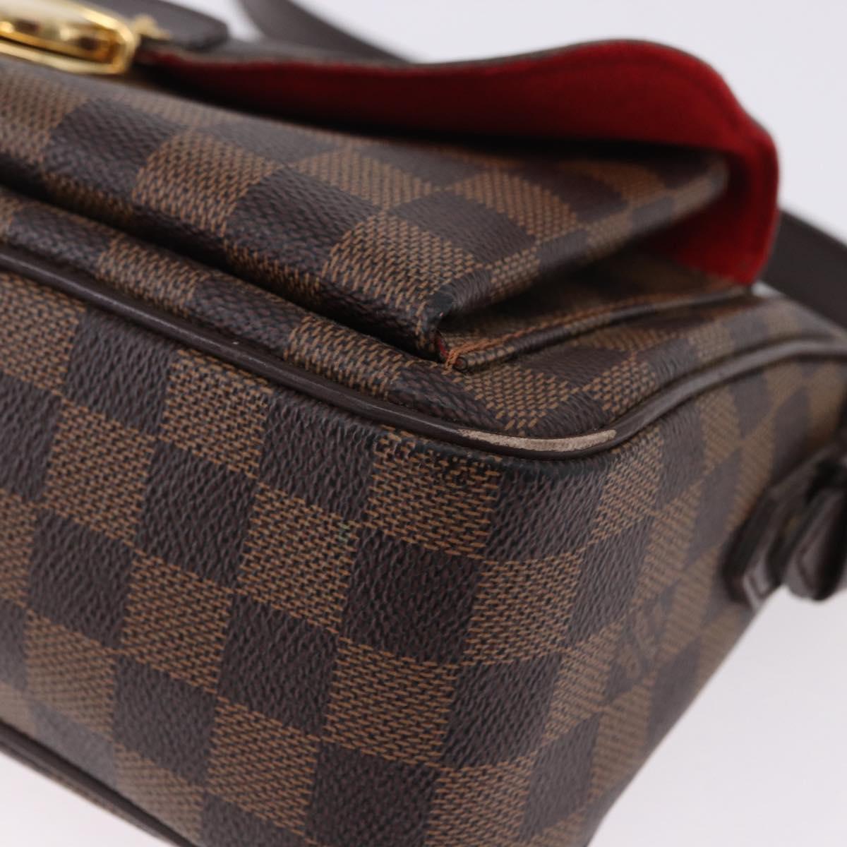 LOUIS VUITTON Damier Ebene Ravello GM Shoulder Bag N60006 LV Auth 195712V