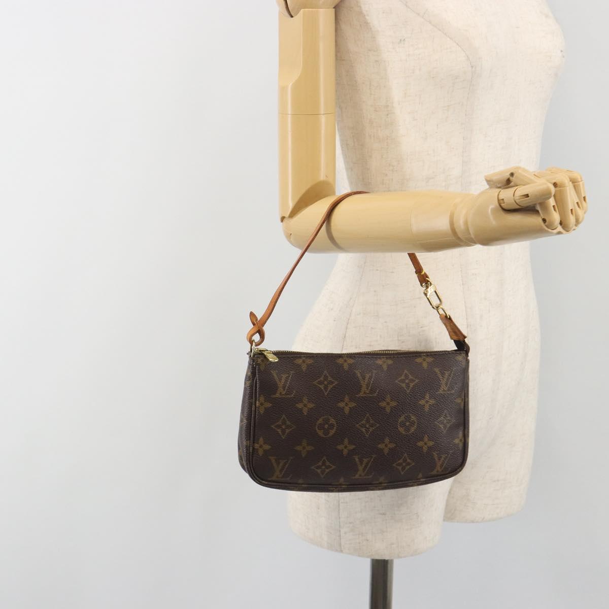 LOUIS VUITTON Monogram Pochette Accessoires Pouch M51980 LV Auth 195713A