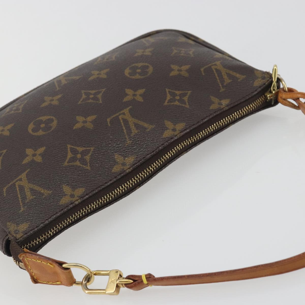 LOUIS VUITTON Monogram Pochette Accessoires Pouch M51980 LV Auth 195713A