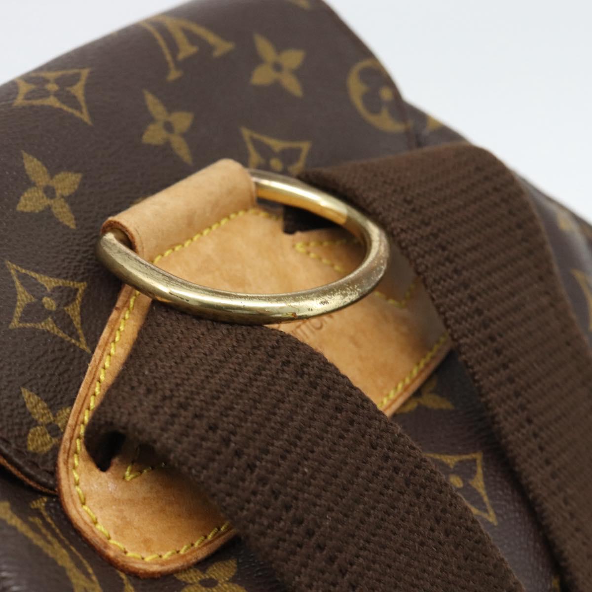 LOUIS VUITTON Monogram Montsouris GM Backpack M51135 LV Auth 195722