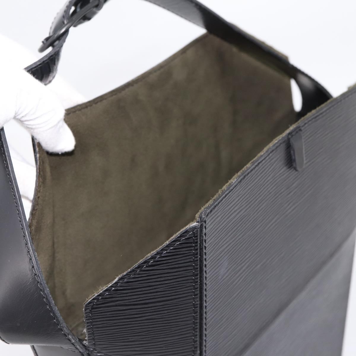 LOUIS VUITTON Epi Sac Saw Shoulder Bag Black M80161 LV Auth 195724