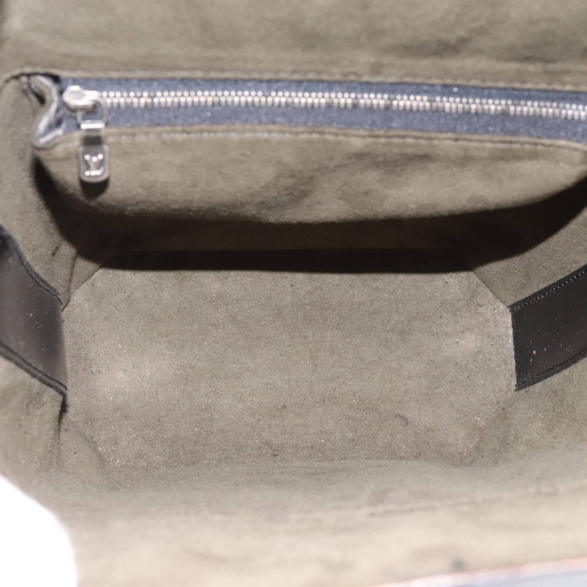LOUIS VUITTON Epi Sac Saw Shoulder Bag Black M80161 LV Auth 195724