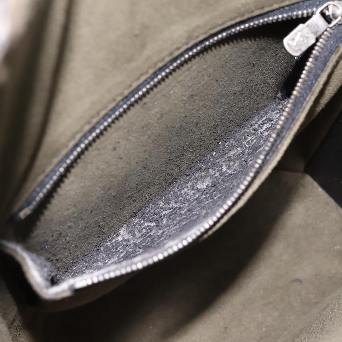 LOUIS VUITTON Epi Sac Saw Shoulder Bag Black M80161 LV Auth 195724