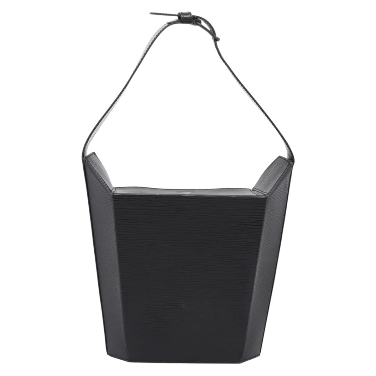 LOUIS VUITTON Epi Sac Saw Shoulder Bag Black M80161 LV Auth 195724