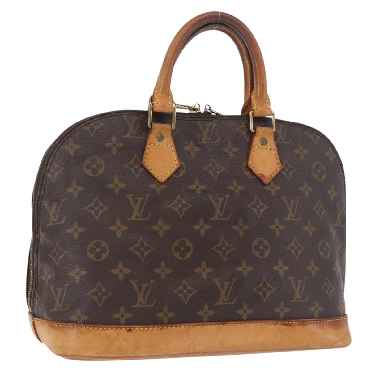 LOUIS VUITTON Monogram Alma Hand Bag M51130 LV Auth 195726