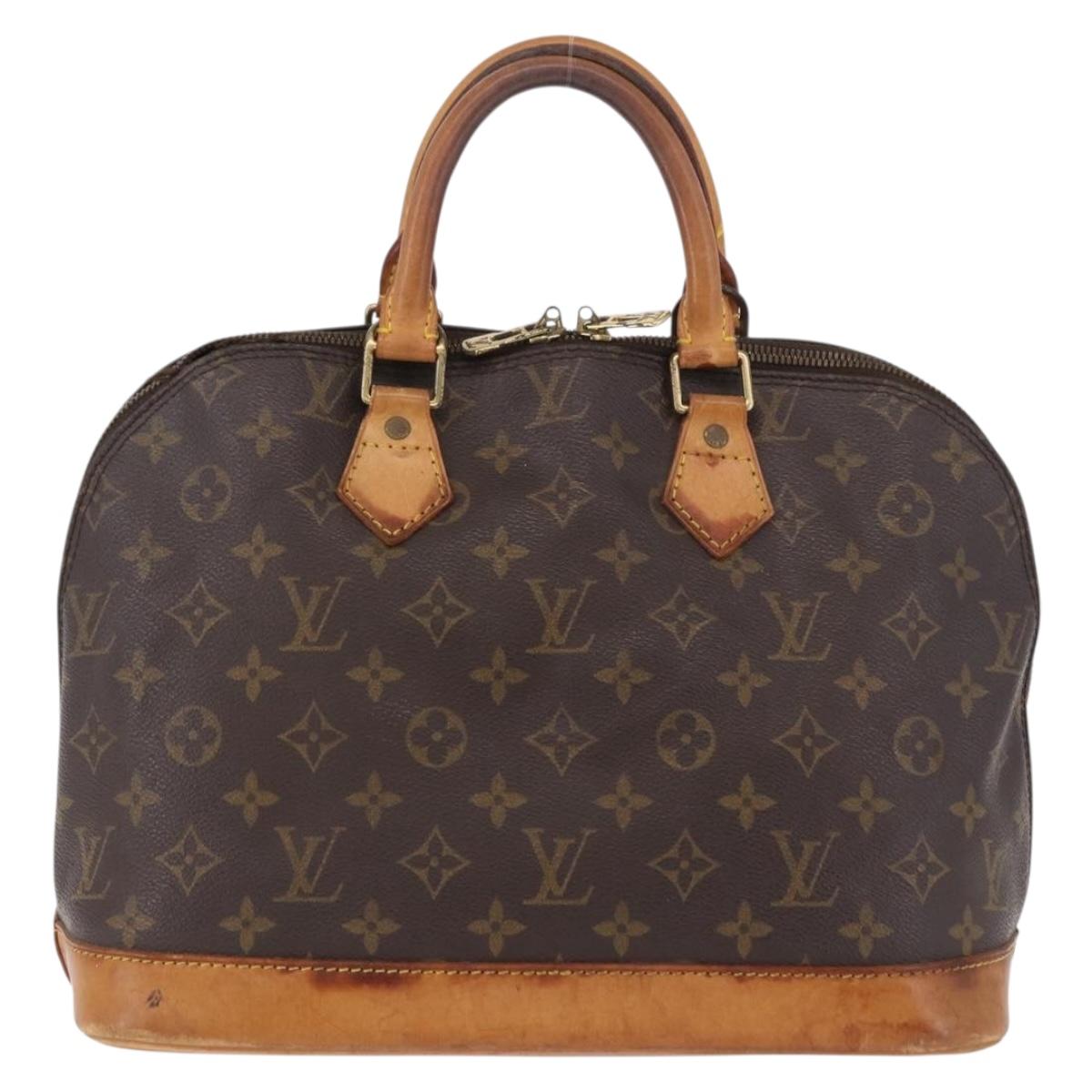 LOUIS VUITTON Monogram Alma Hand Bag M51130 LV Auth 195726