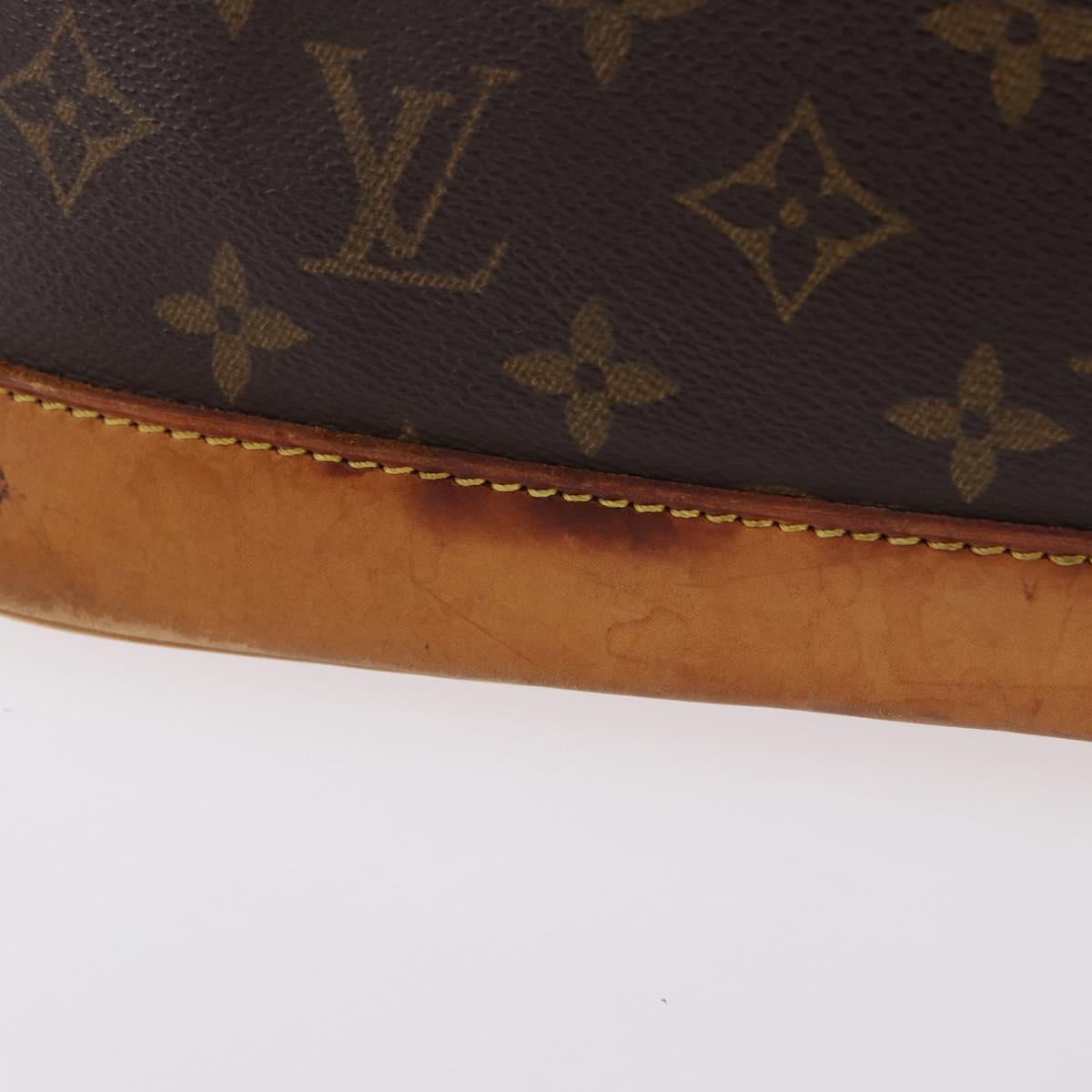 LOUIS VUITTON Monogram Alma Hand Bag M51130 LV Auth 195726
