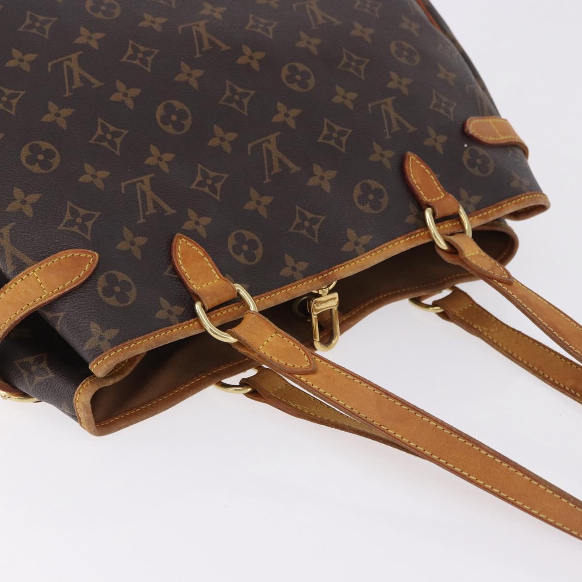LOUIS VUITTON Monogram Batignolles Horizontal Tote Bag M51154 LV Auth 195733