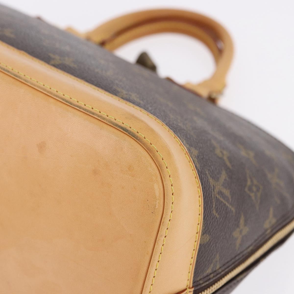 LOUIS VUITTON Monogram Alma Hand Bag M51130 LV Auth 195736V