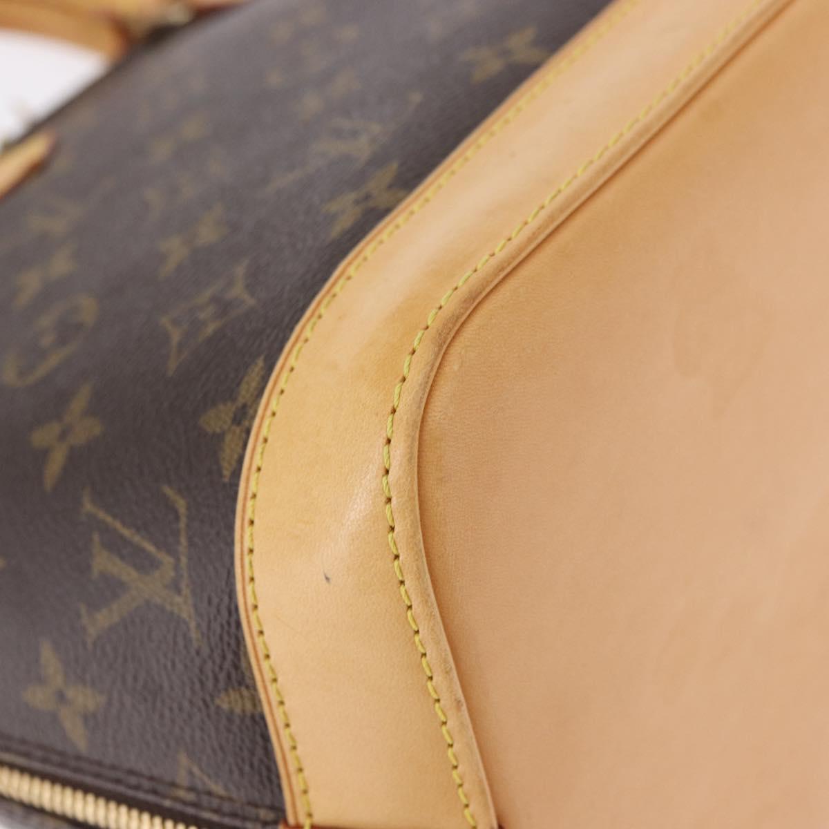 LOUIS VUITTON Monogram Alma Hand Bag M51130 LV Auth 195736V
