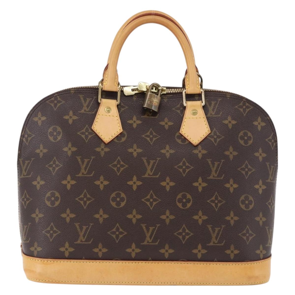 LOUIS VUITTON Monogram Alma Hand Bag M51130 LV Auth 195736V