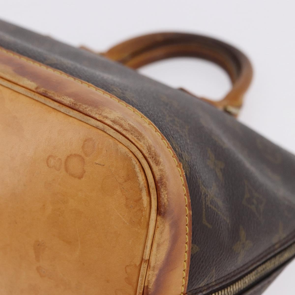 LOUIS VUITTON Monogram Alma PM Hand Bag M53151 LV Auth 195737