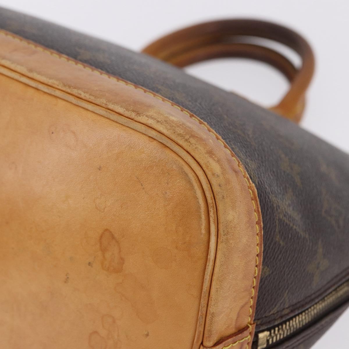 LOUIS VUITTON Monogram Alma PM Hand Bag M53151 LV Auth 195737