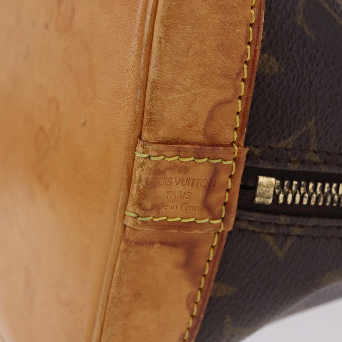 LOUIS VUITTON Monogram Alma PM Hand Bag M53151 LV Auth 195737