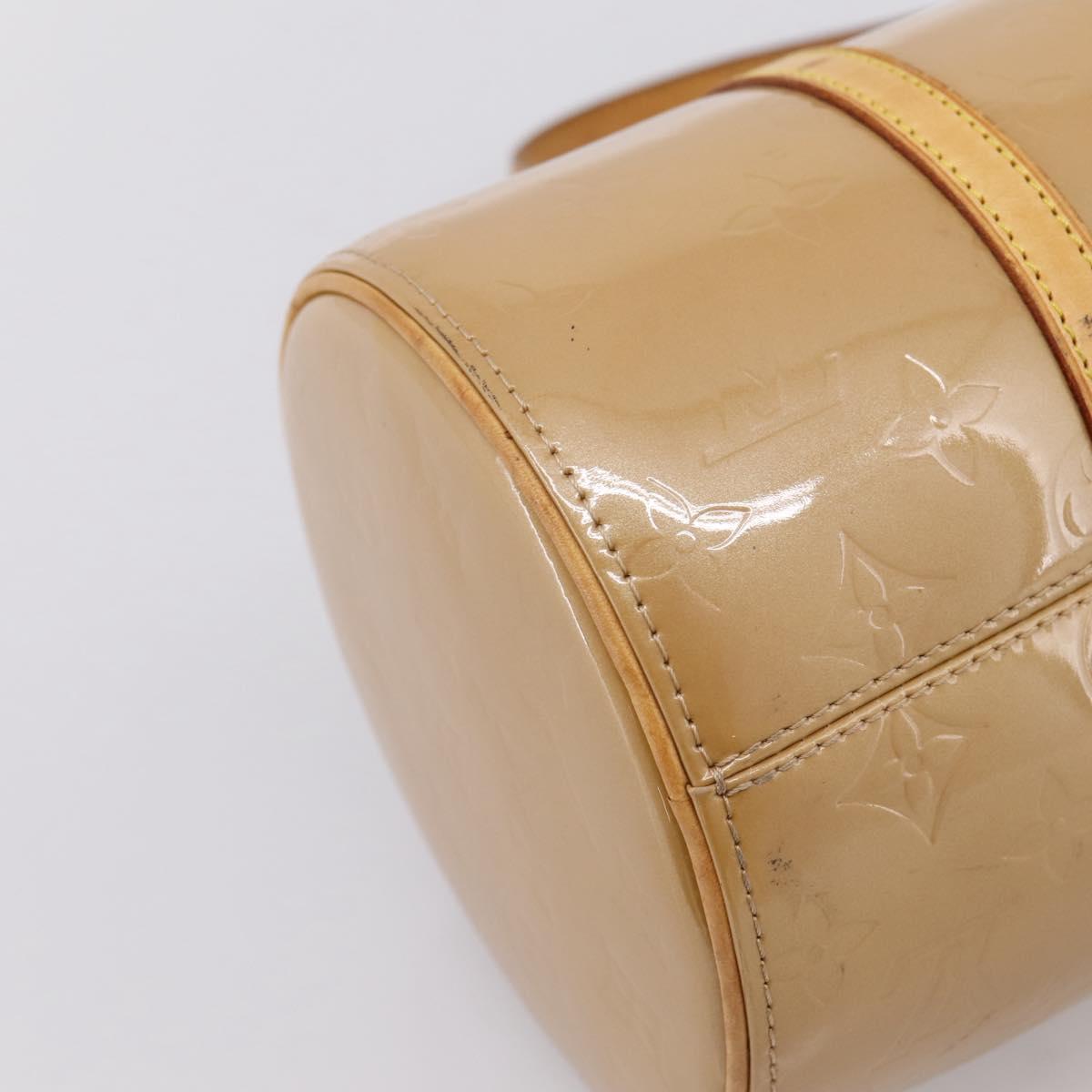 LOUIS VUITTON Monogram Vernis Bedford Hand Bag Noisette M91329 LV Auth 195743