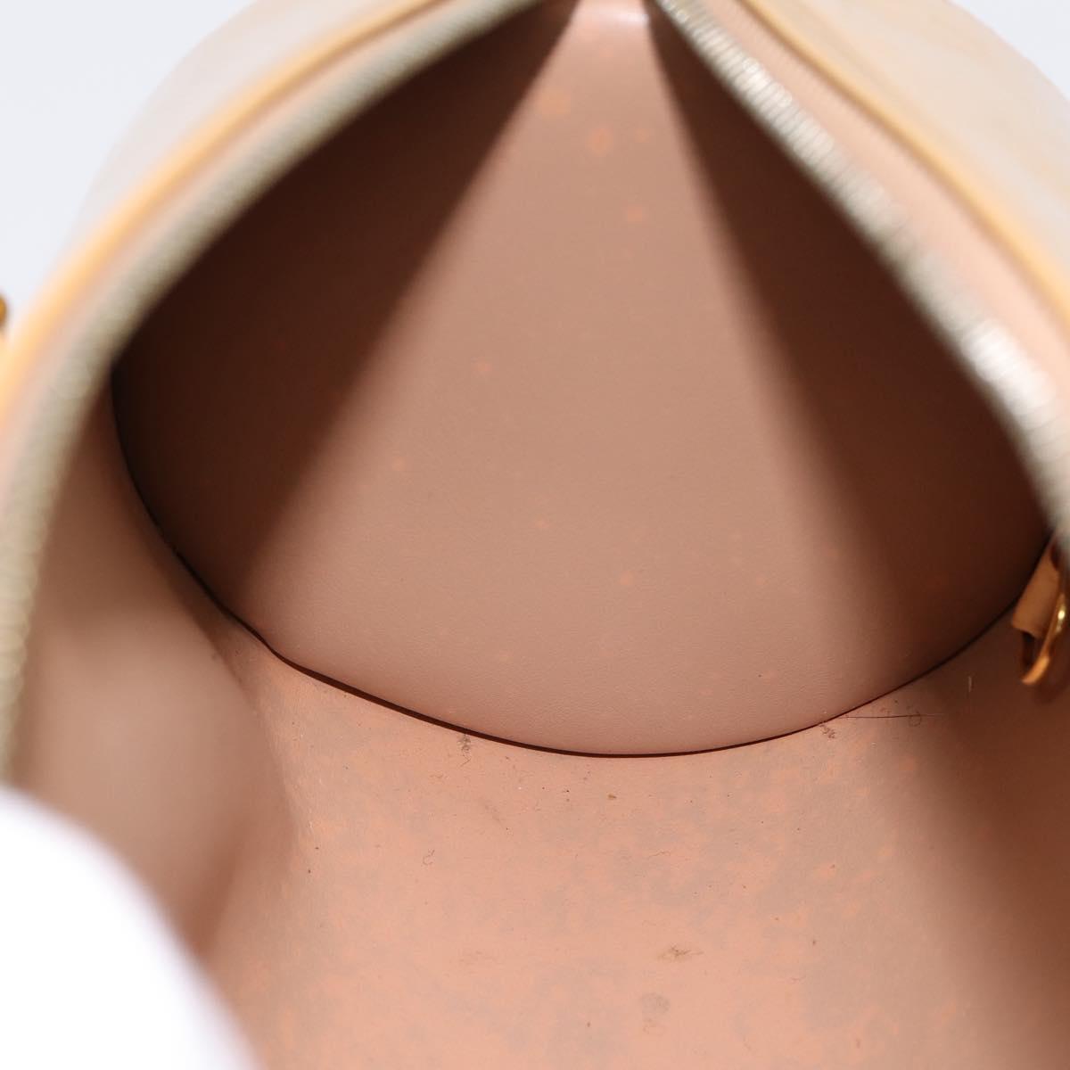 LOUIS VUITTON Monogram Vernis Bedford Hand Bag Noisette M91329 LV Auth 195743
