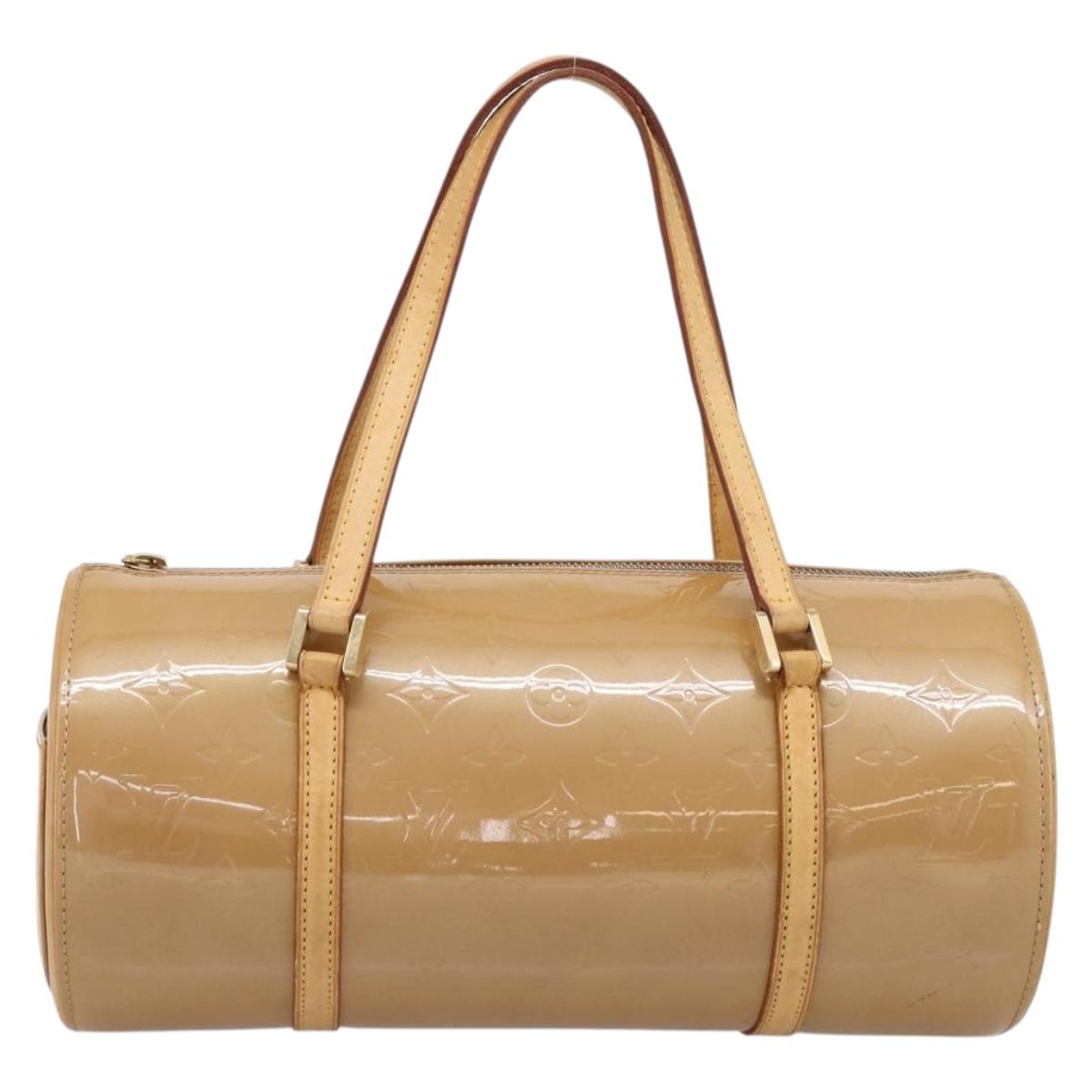 LOUIS VUITTON Monogram Vernis Bedford Hand Bag Noisette M91329 LV Auth 195743