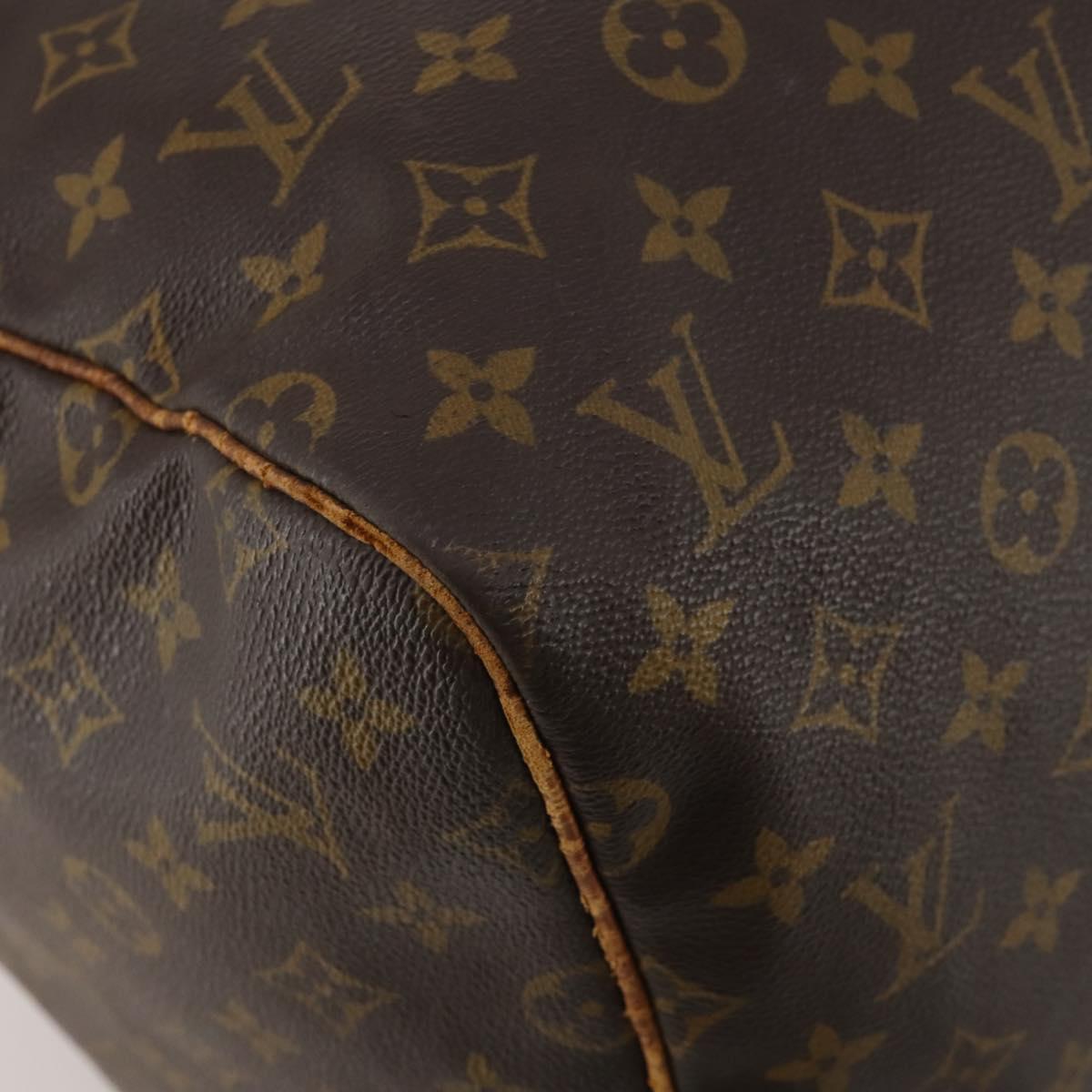 LOUIS VUITTON Monogram Keepall 55 Boston Bag M41424 LV Auth 195758
