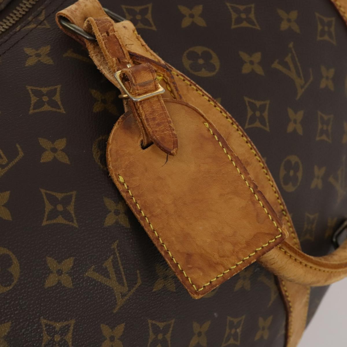 LOUIS VUITTON Monogram Keepall 55 Boston Bag M41424 LV Auth 195758