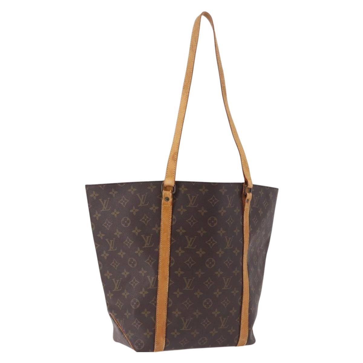 LOUIS VUITTON Monogram Sac Shopping Tote Bag M51108 LV Auth 195779