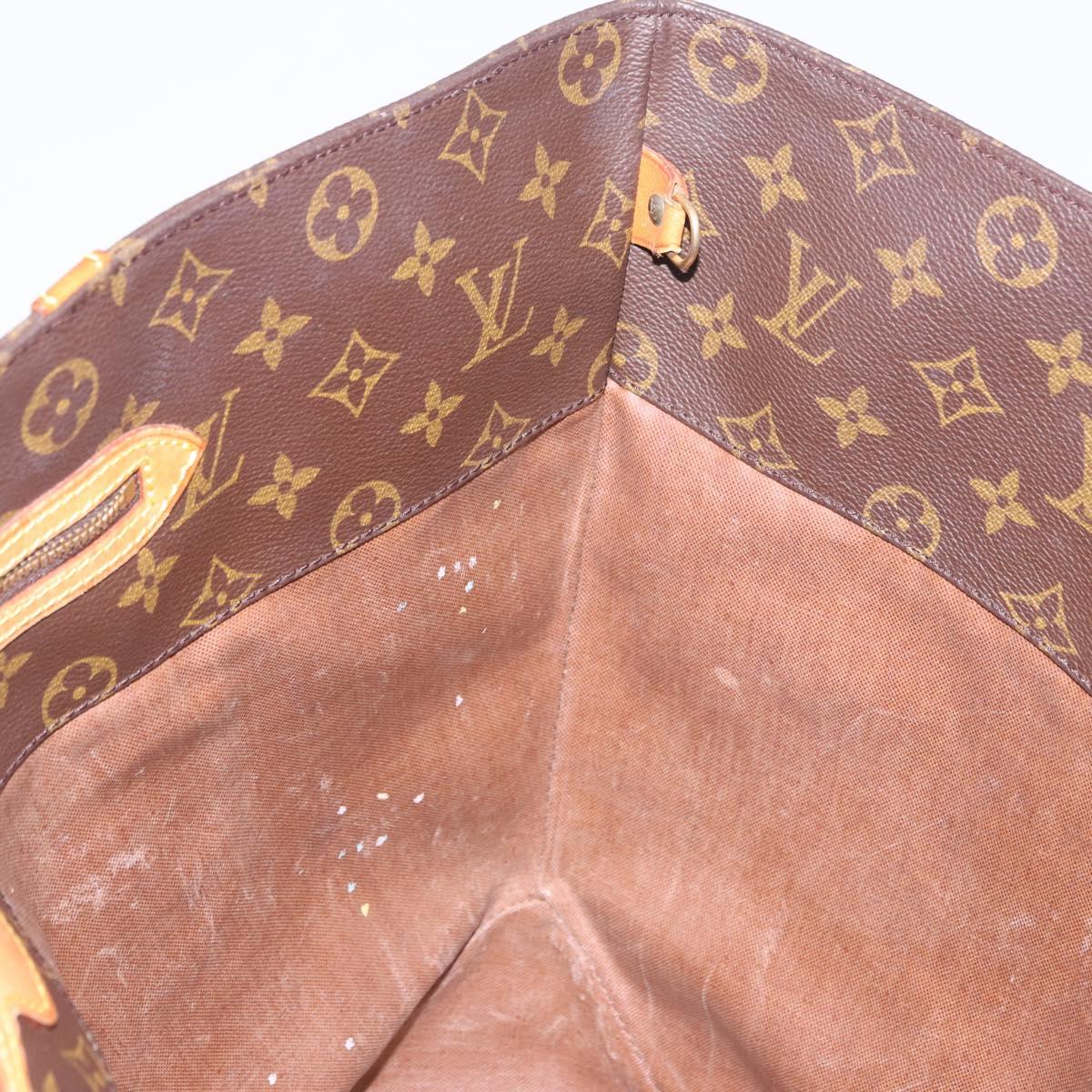 LOUIS VUITTON Monogram Sac Shopping Tote Bag M51108 LV Auth 195779