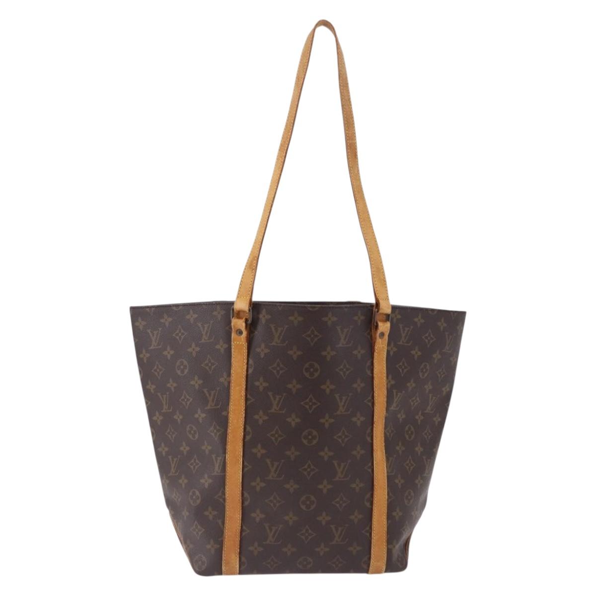 LOUIS VUITTON Monogram Sac Shopping Tote Bag M51108 LV Auth 195779
