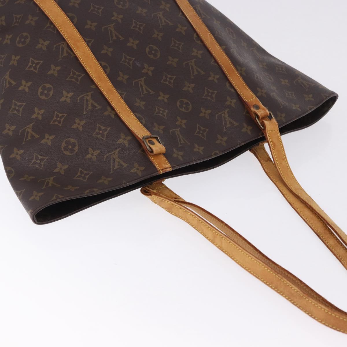 LOUIS VUITTON Monogram Sac Shopping Tote Bag M51108 LV Auth 195779