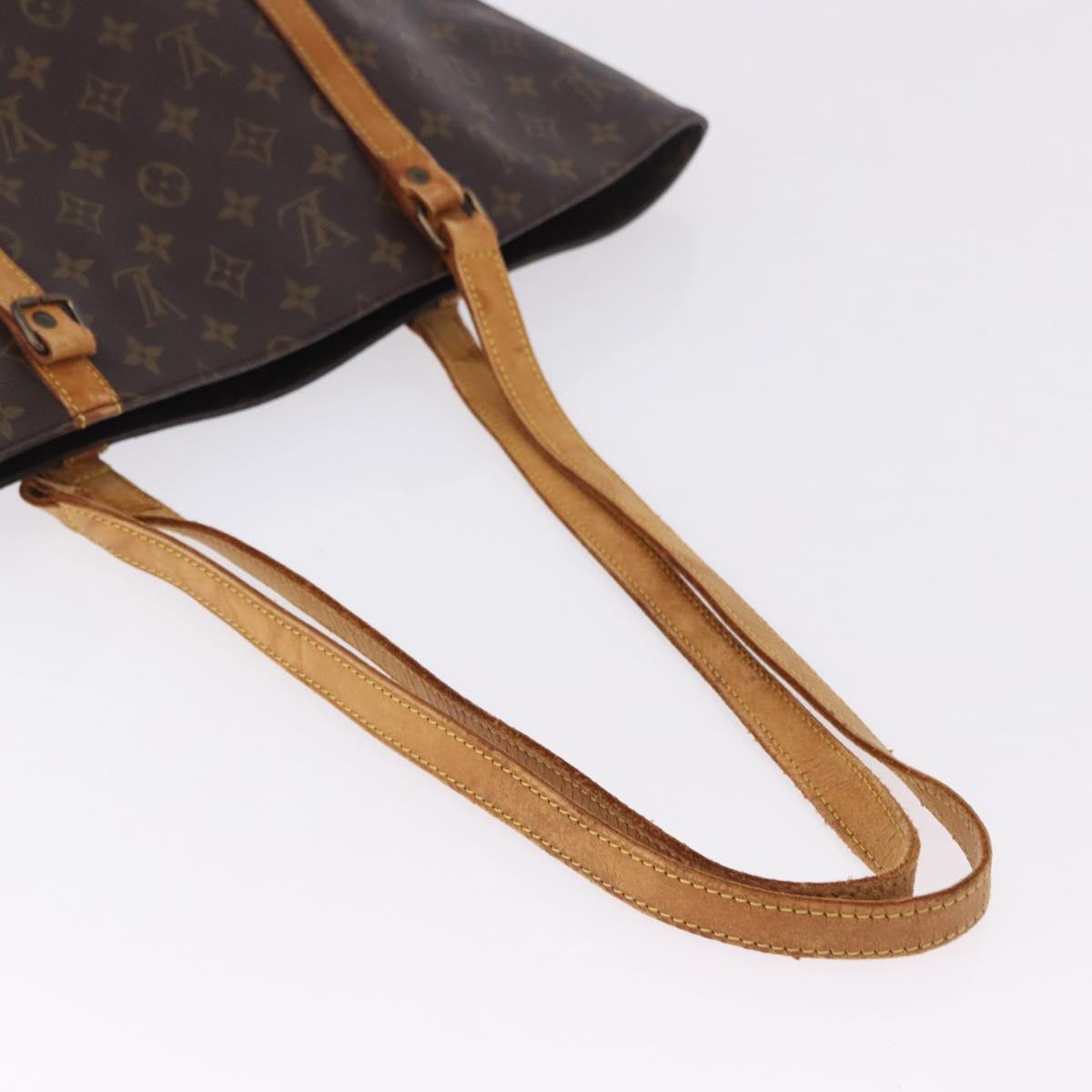 LOUIS VUITTON Monogram Sac Shopping Tote Bag M51108 LV Auth 195779