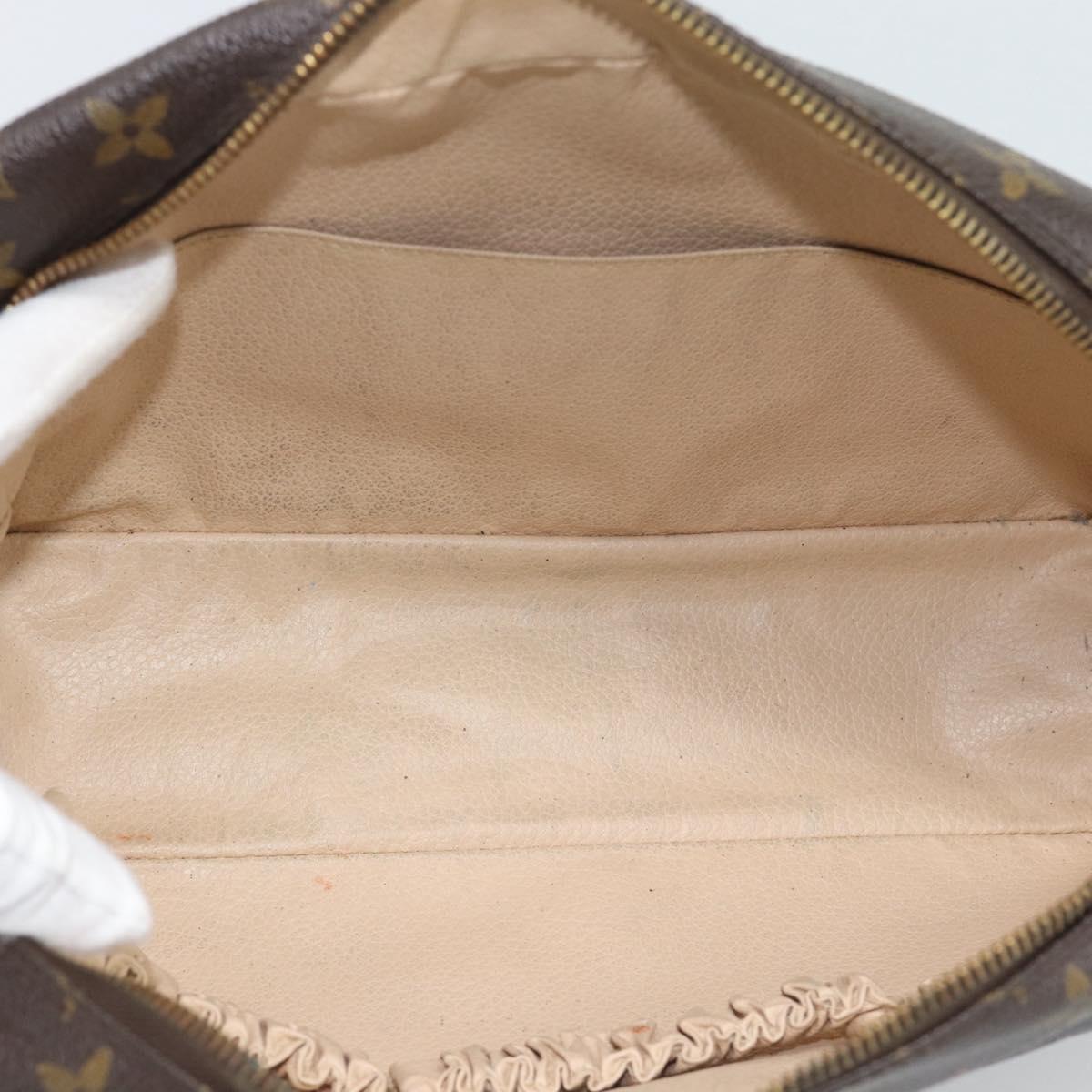 LOUIS VUITTON Monogram Trousse Toilette 28 Clutch Bag M47522 LV Auth 195781