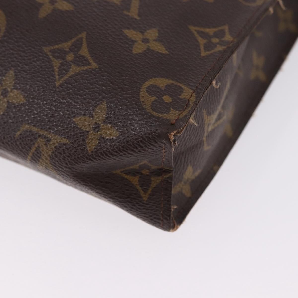 LOUIS VUITTON Monogram Poche Toilette 26 Pouch M47542 LV Auth 195782