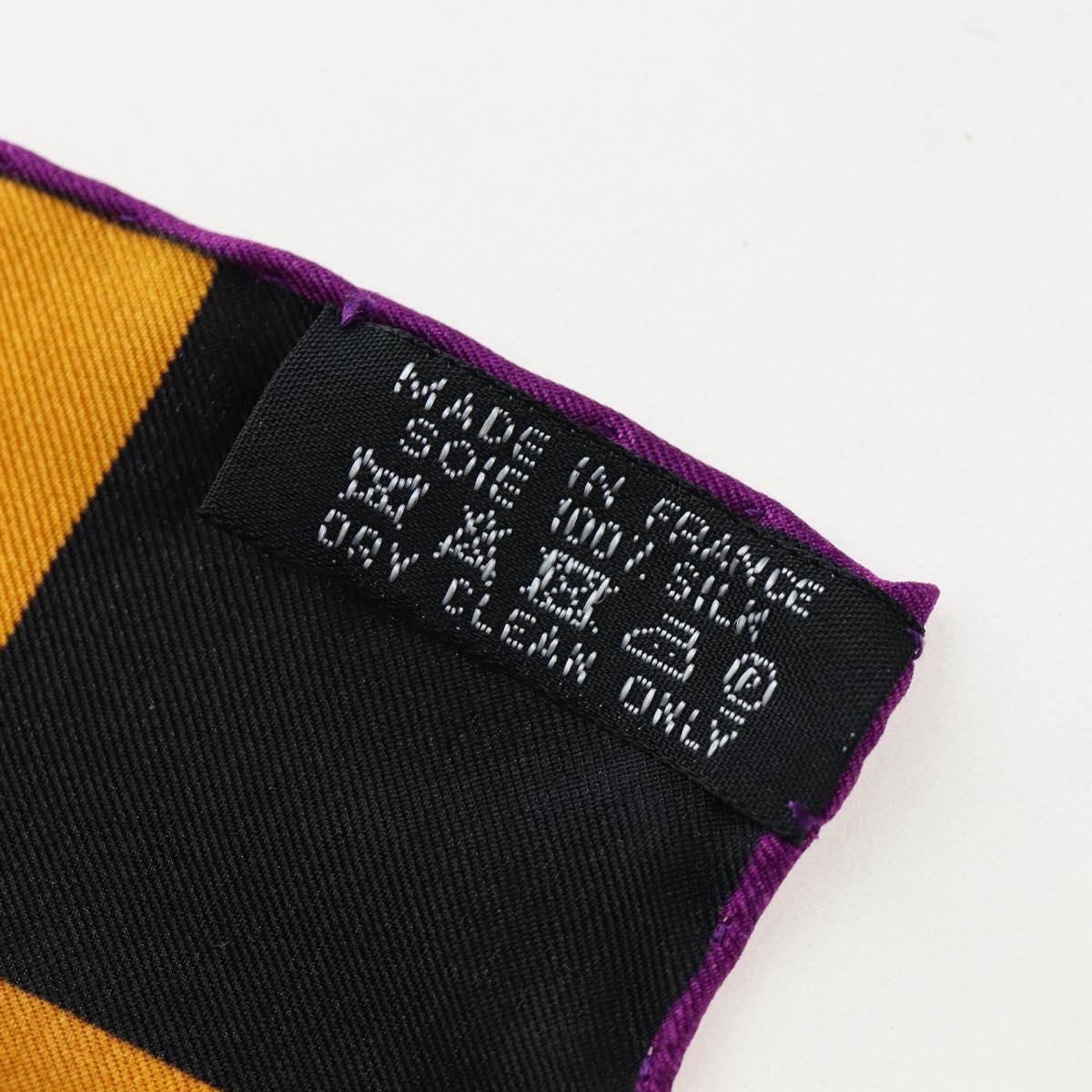HERMES Scarf ""fantaisies indiennes"" Silk Multicolor Auth 195787M