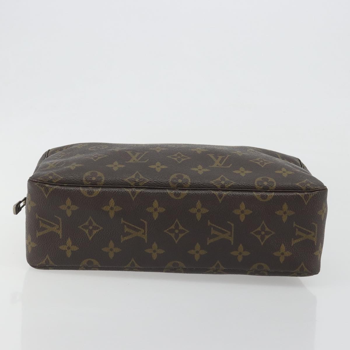 LOUIS VUITTON Monogram Trousse Toilette 28 Clutch Bag M47522 LV Auth 195789A