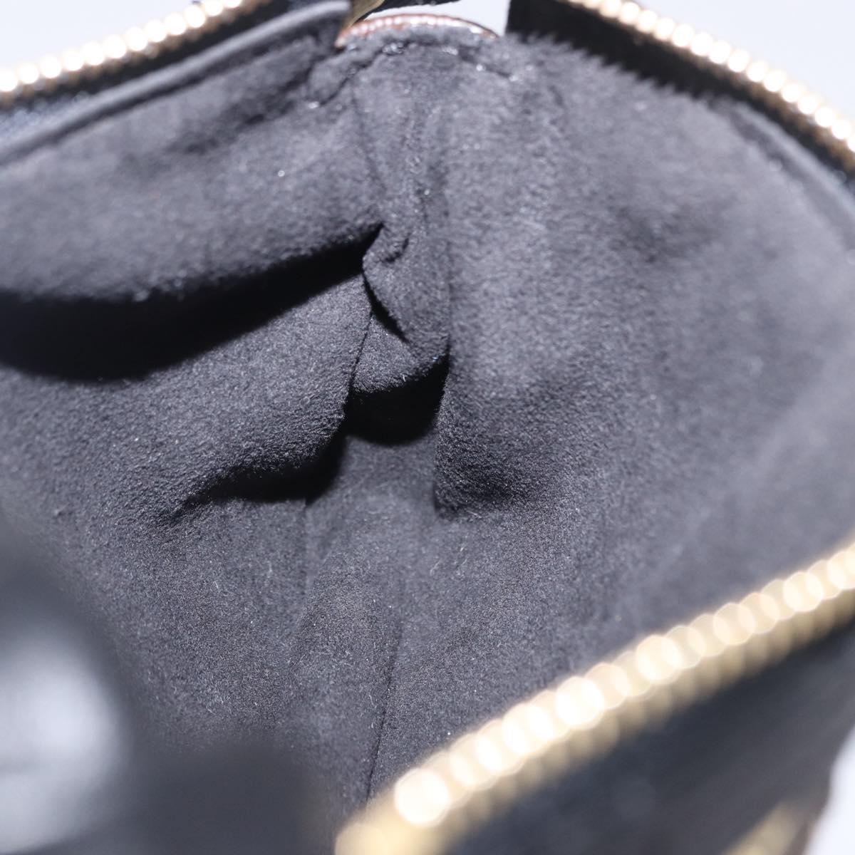 LOUIS VUITTON Monogram Eclipse Mini Pochette Accessoires M60125 Auth 195904SAV