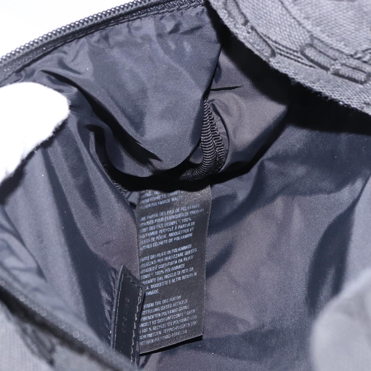 BALENCIAGA Body Bag Canvas Black Auth 195910A