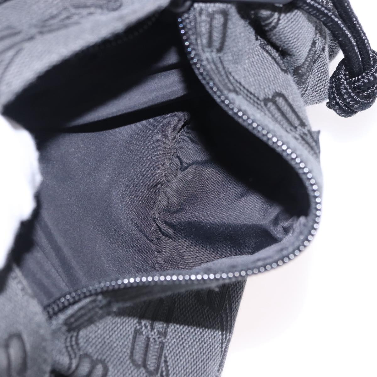BALENCIAGA Body Bag Canvas Black Auth 195910A