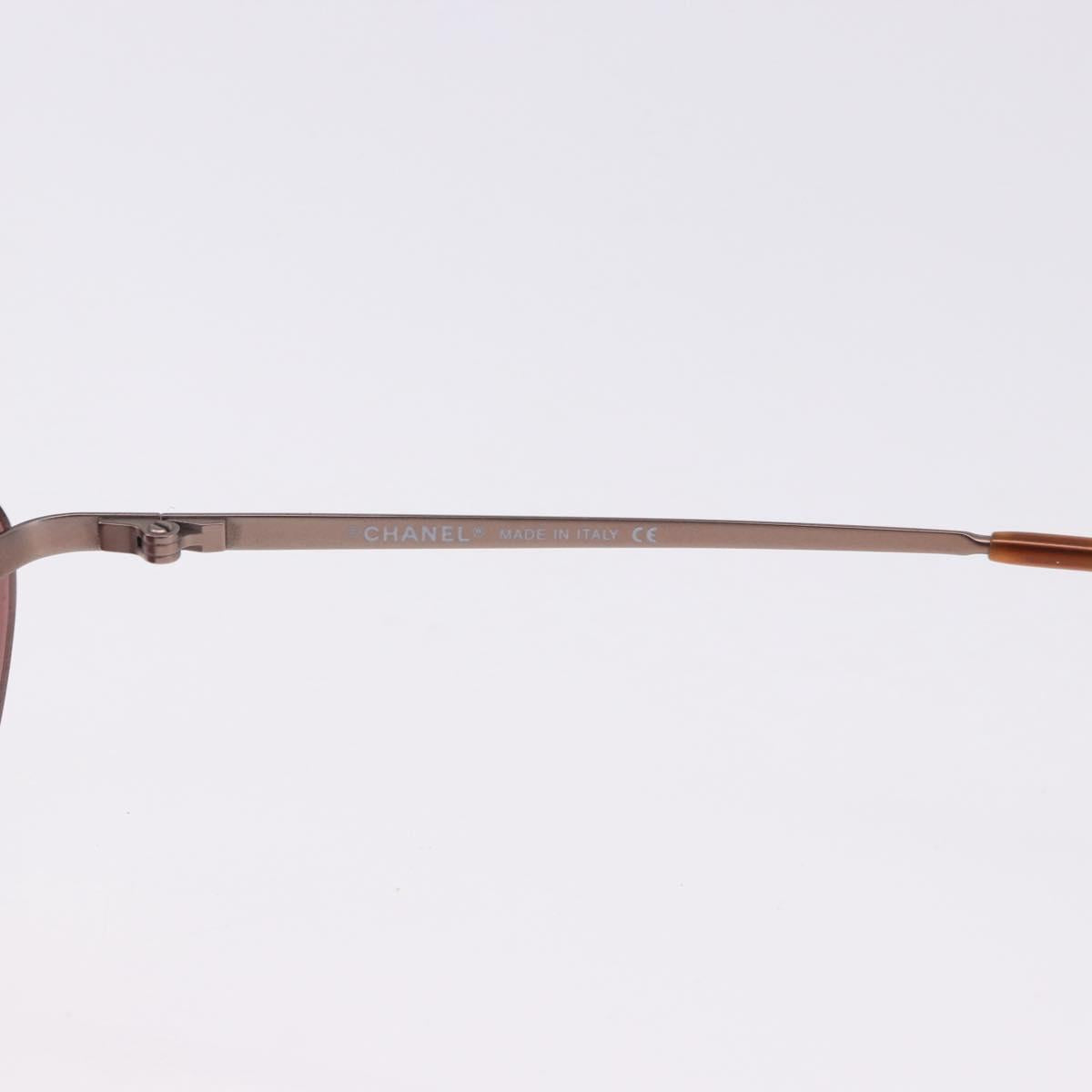 CHANEL Sunglasses COCO Mark Brown CC Auth 195921V