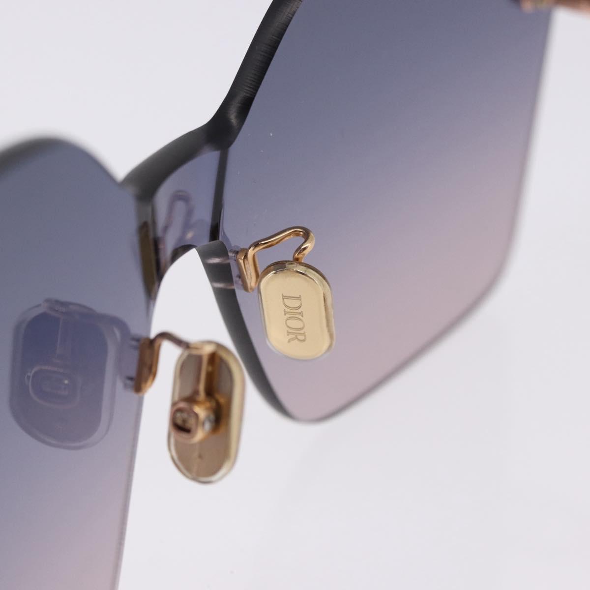 Christian Dior Sunglasses metal Gold Auth 195922M