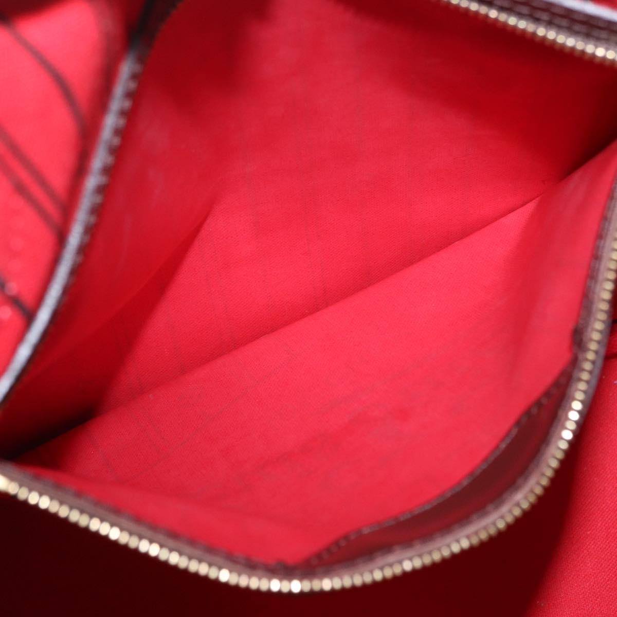 LOUIS VUITTON Damier Ebene Neverfull MM Tote Bag N51105 LV Auth 195924V