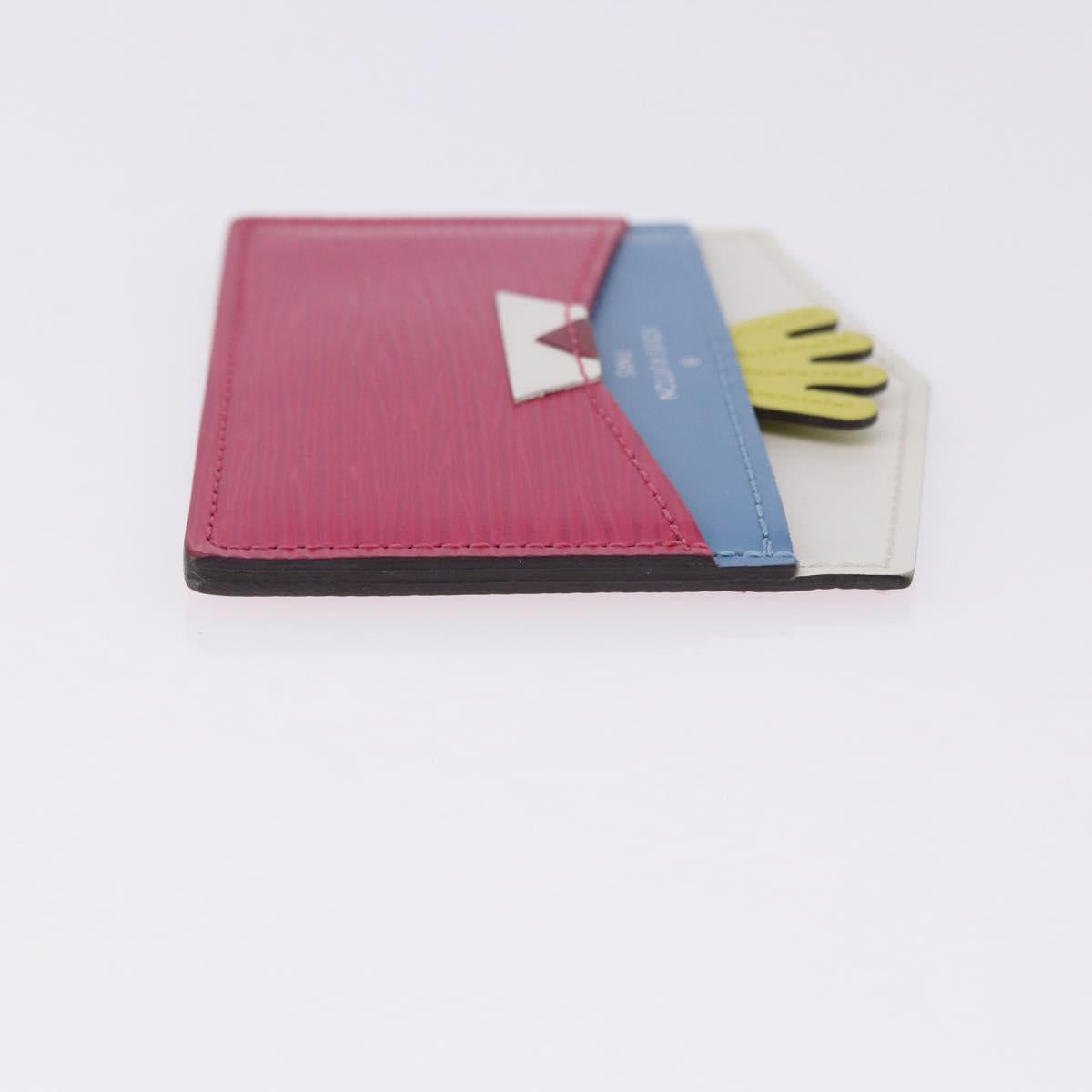 LOUIS VUITTON Epi Porte Cartes Simple Pass Case Pink M60785 LV Auth 195929V