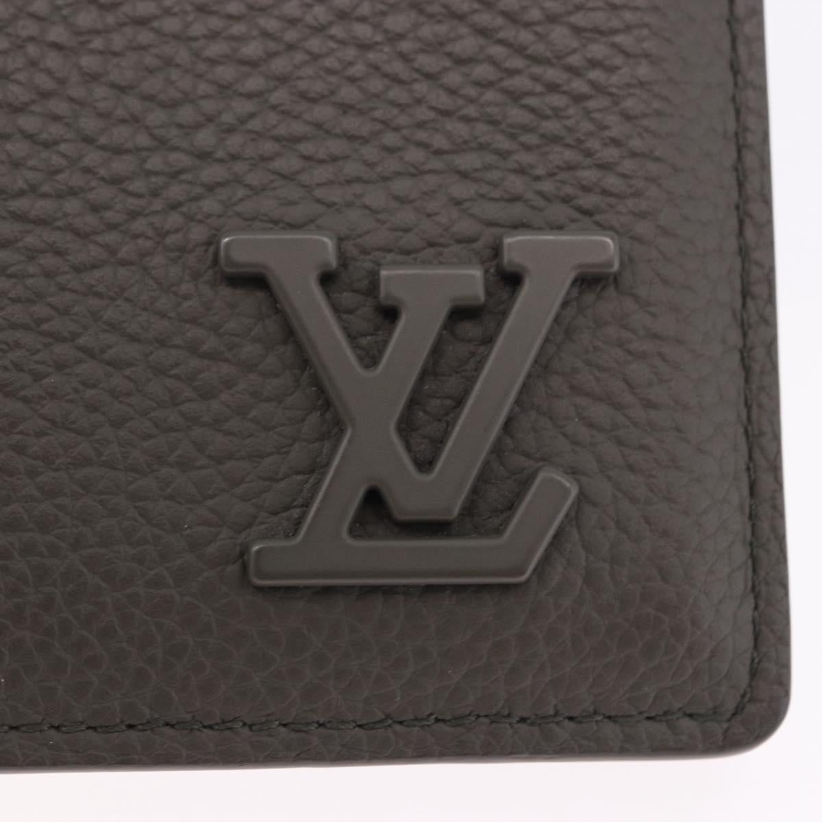 LOUIS VUITTON Aerogram Organizer Dupoch Card Case Gray M82277 LV Auth 195931V