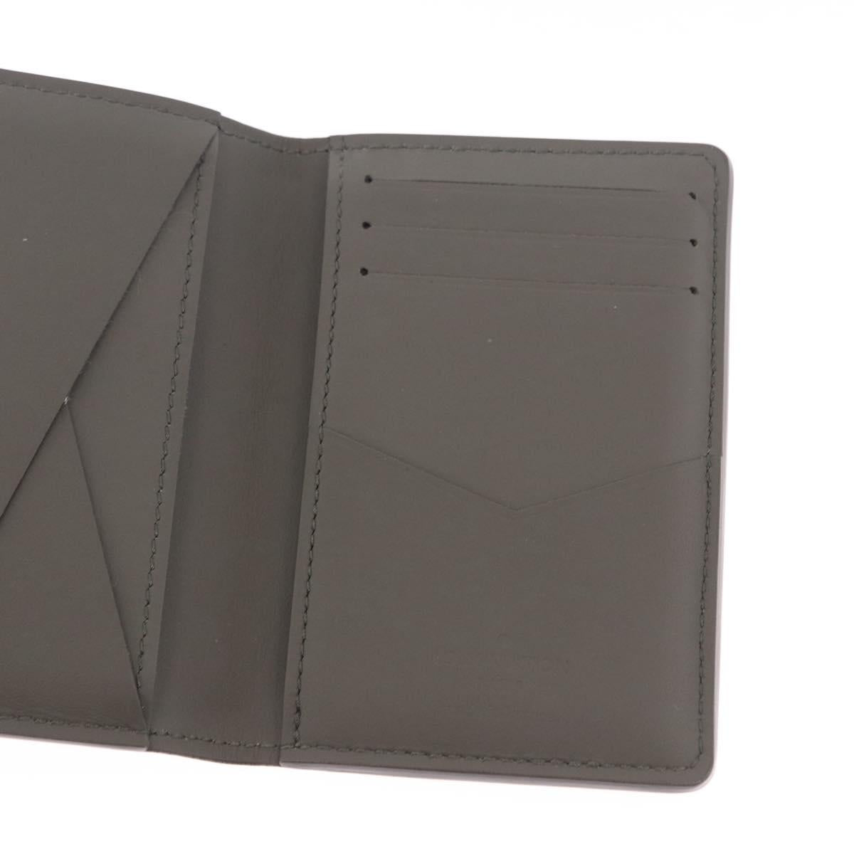 LOUIS VUITTON Aerogram Organizer Dupoch Card Case Gray M82277 LV Auth 195931V